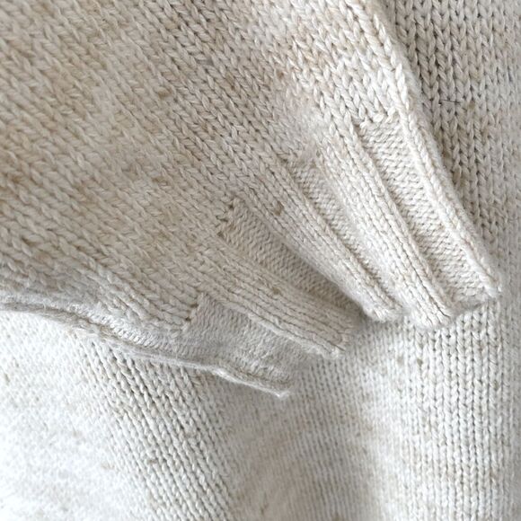 Woolrich Women’s 1/4 Zip Cream Cowl Neck Sweater L breathable Gorpcore Coastal - Picture 11 of 11